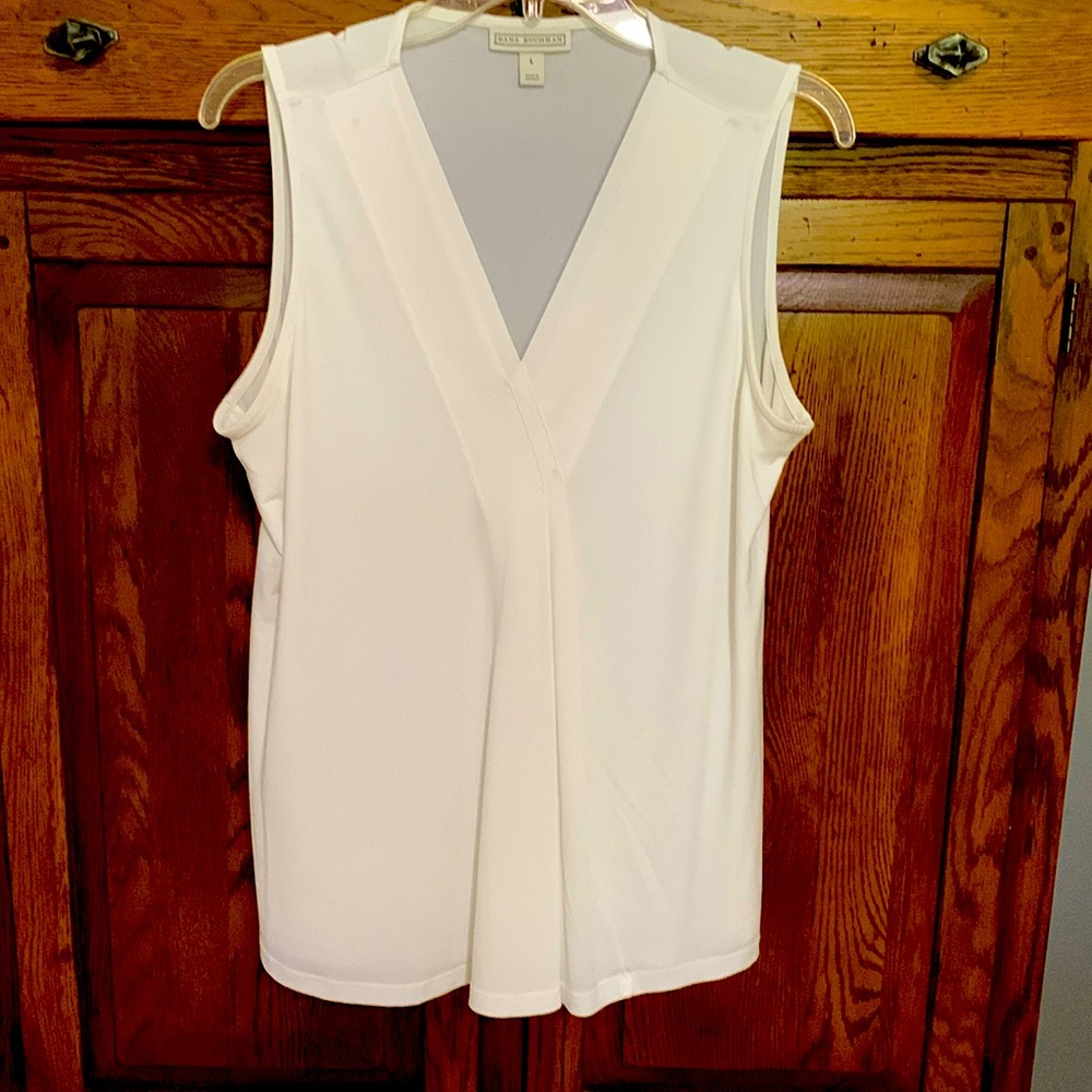 Dana Buchanan white sleeveless